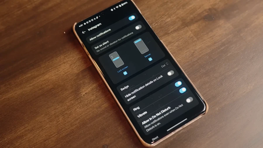 Android notification channels settings 8